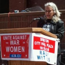 Robyn Speaking for Unite Against the War on Women